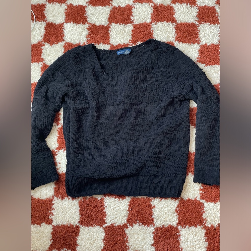 Black Karen Scott Sweater